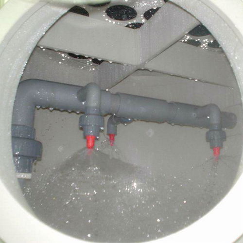 東莞銳林環(huán)保提供1萬(wàn)風(fēng)量pp噴淋塔,升級(jí)食品廠(chǎng)廢氣處理設(shè)備